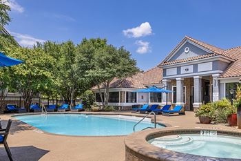 Resort-style saltwater swimming pool and heated spa